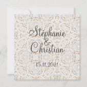 Vintage paper lace wedding (Vorderseite)