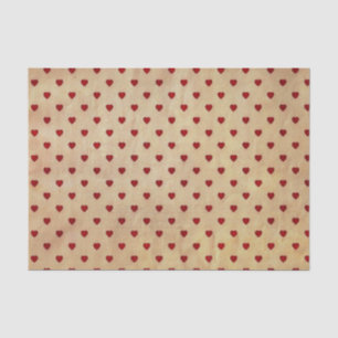 Vintage Papier Herzchen Muster