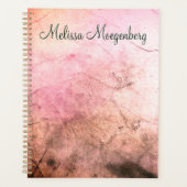 "Vintage-Papier" Personalisiert Planer (Vorderseite)