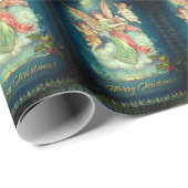 Vintage Papierangels Geschenkpapier (Rolleneckpunkt)