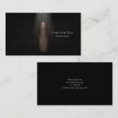 Vintage Papierbeutel-Visitenkarte Visitenkarte (Vorne/Hinten)