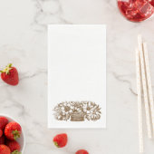 Vintage Papierhandtücher Serviette (Beispiel)