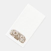 Vintage Papierhandtücher Serviette (Ecke)