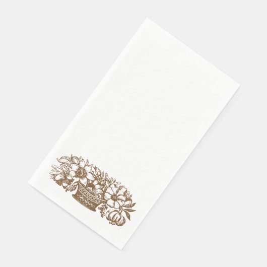 Vintage Papierhandtücher Serviette (Ecke)