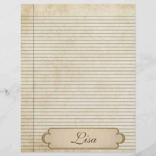 Vintage Papierlinien 2 (Vorderseite)