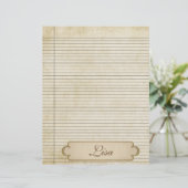 Vintage Papierlinien 2 (Stehend Vorderseite)