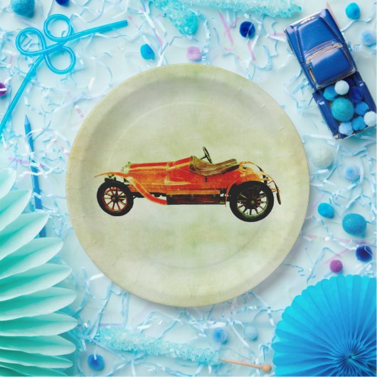 Vintage Papierplatte Pappteller (Party)