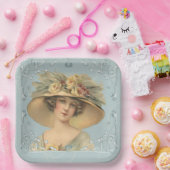 Vintage Papierplatte Pappteller (Party)