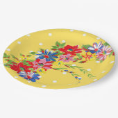 Vintage Papierplatte Pappteller (Schrägansicht)