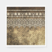 Vintage Papierplatte Serviette (Vorderseite)