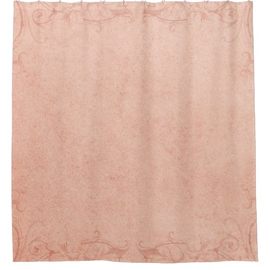 Vintage Papierrahmenverzierung Duschvorhang (Vorderseite)