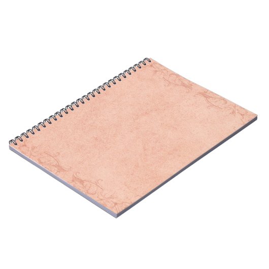 Vintage Papierrahmenverzierung Notizblock (Linke Seite)