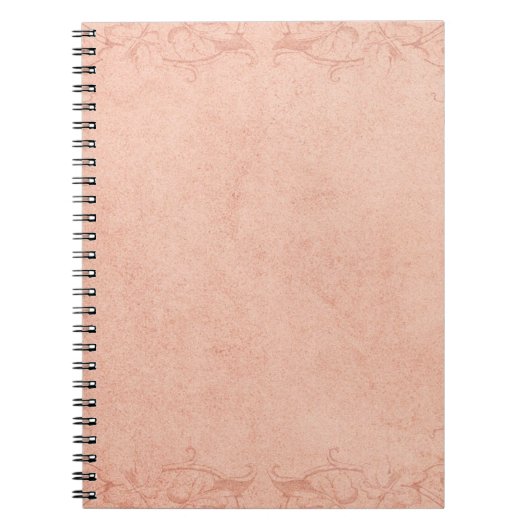 Vintage Papierrahmenverzierung Notizblock (Vorderseite)