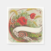 Vintage Papierservietten (Vorderseite)