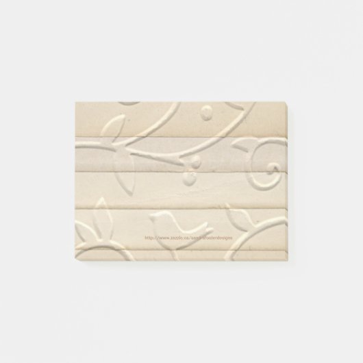 Vintage Papierstreifen Post-it Klebezettel (Vorderseite)