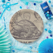Vintage Papiertafel Pappteller (Party)