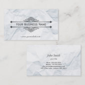 Vintage Papiertextur-Visitenkarte Visitenkarte (Vorne/Hinten)