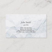 Vintage Papiertextur-Visitenkarte Visitenkarte (Rückseite)