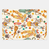 Vintage Papiertücher Geschenkpapier Set (Vorderseite)