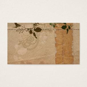 Vintage PapierVisitenkarte