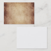 Vintage Papiervorlage Visitenkarte (Vorne/Hinten)