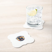 Vintage-Papillon-Hunde-Vater Retro-Sonnenuntergang Untersetzer (Vor Ort)