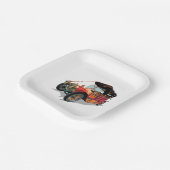 Vintage Pappteller (Gewinkelt)