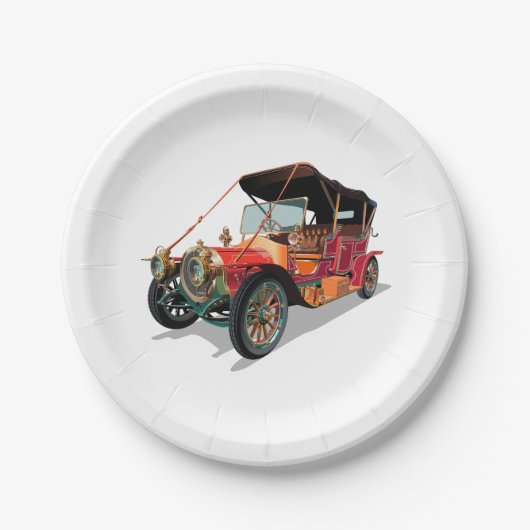 Vintage Pappteller (Vorderseite)
