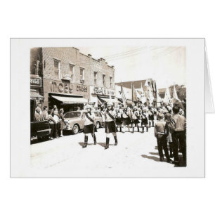 Vintage Parade auf der Hauptstraße