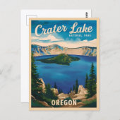 Vintage Parco Civico-Ciani Postkarte (Vorne/Hinten)