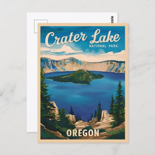 Vintage Parco Civico-Ciani Postkarte (Vorne/Hinten)