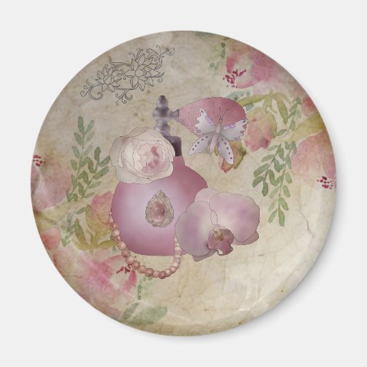 Vintage Parfüm Magnet (Vorne)