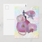 Vintage Parfüm   Postkarte (Vorne/Hinten)