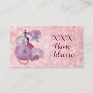 Vintage Parfüm Visitenkarte