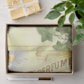 Vintage Parfüms und Blumenbienendekoupage Gewebe P Seidenpapier (Geschenk)