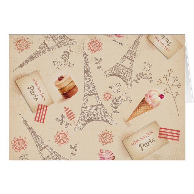 Vintage Paris (Vorderseite (Horizontal))