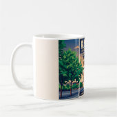 Vintage-Paris-Arc-de-Triomphe-Reiseposter Kaffeetasse (Links)