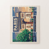 Vintage-Paris-Arc-de-Triomphe-Reiseposter Puzzle (Vertikal)
