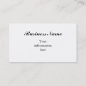 Vintage Paris-Drossel-Geschäfts-Karte Visitenkarte (Rückseite)