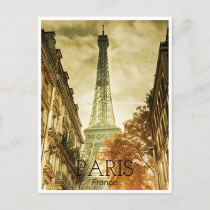 Vintage Paris Eiffelturm Architektur französisch P Postkarte