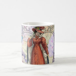 Vintage-Paris-Eiffelturm-Collage Romantisch Franzö Kaffeetasse