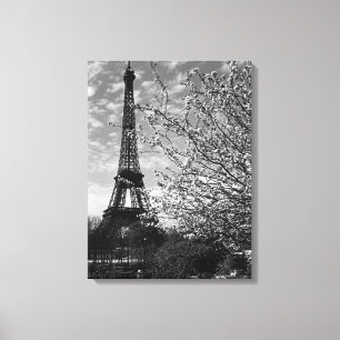 Vintage Paris Eiffelturm Leinwanddruck