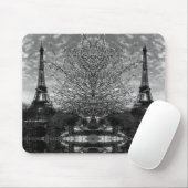 Vintage-Paris-Eiffelturm-Mauspad Mousepad (Mit Mouse)