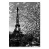 Vintage Paris Eiffelturm Tischnummer (Rückseite)