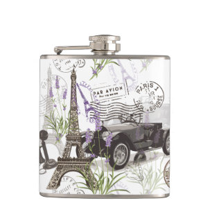 Vintage Paris Flachmann