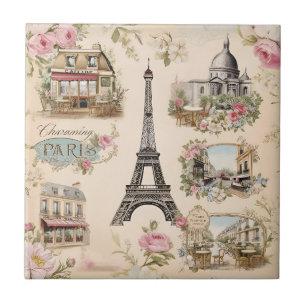 Vintage Paris Fliese