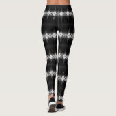 Vintage Paris Fontains Tower Eiffel Leggings (Rückseite)