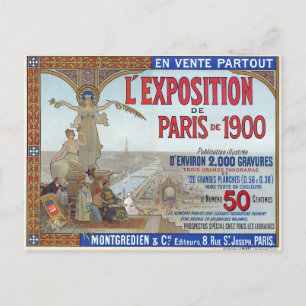 Vintage Paris Frankreich Französische Tourismuswer Postkarte