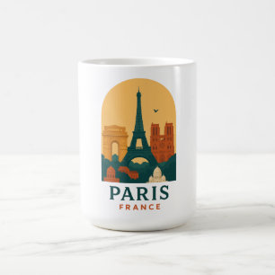 Vintage-Paris-Frankreich-Reise-Kaffeetasse – Notre Kaffeetasse