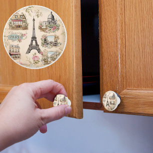 Vintage Paris  Keramikknauf